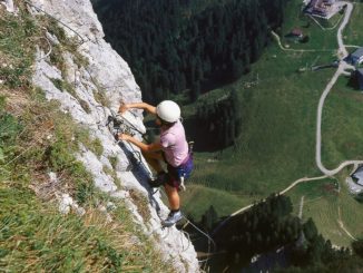 La via ferrata du Moléson - Voie le Pilier